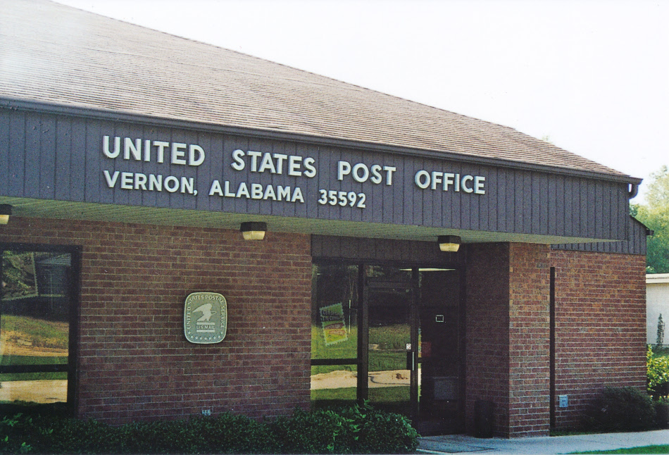 US Post Office Verrnon, Alabama