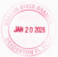 US Post Office Braden River, Florida