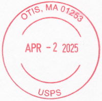 US Post Office Otis, Massachusetts