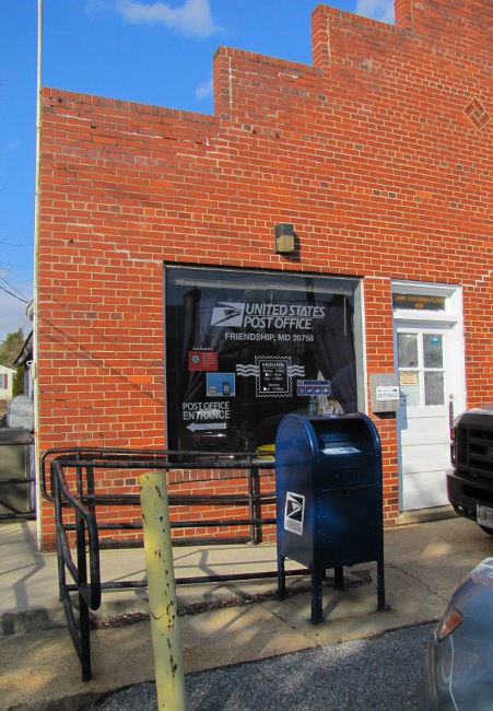 US Post Office Friendship, Maryland