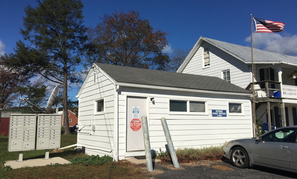 US Post Office Hydes, Maryland