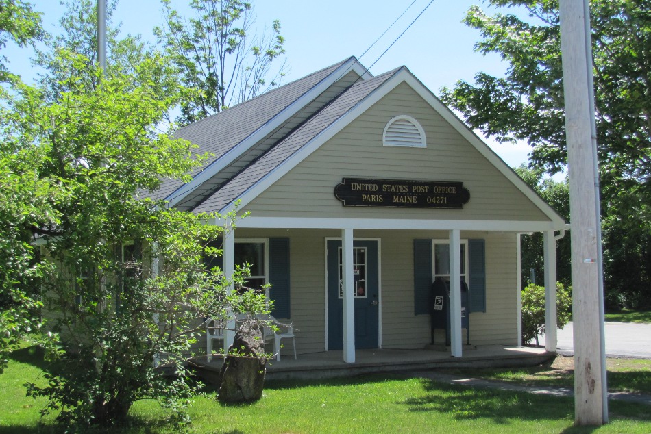 US Post Office Paris, Maine