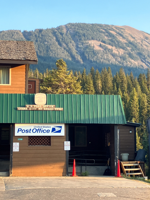 US Post Office Cooke City, Montana