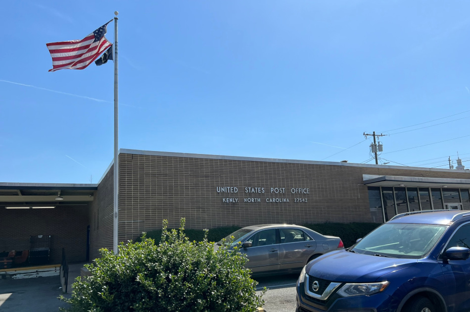 US Post Office Kenly, North Carolina