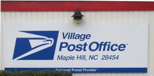 US Post Office Maple Hill, North Carolina