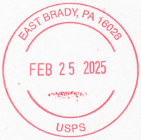 US Post Office East Brady , Pennsylvania