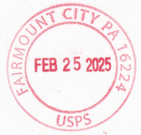 US Post Office Fairmount City , Pennsylvania