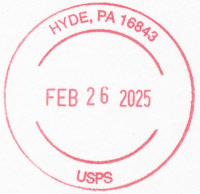 US Post Office Hyde  , Pennsylvania