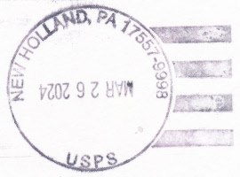 US Post Office New Holland, Pennsylvania
