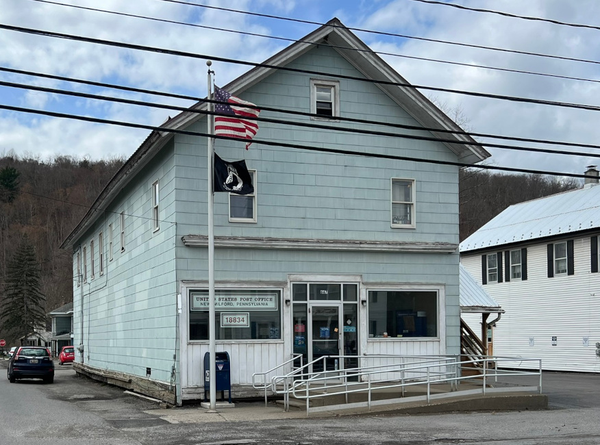US Post Office New Milford, Pennsylvania