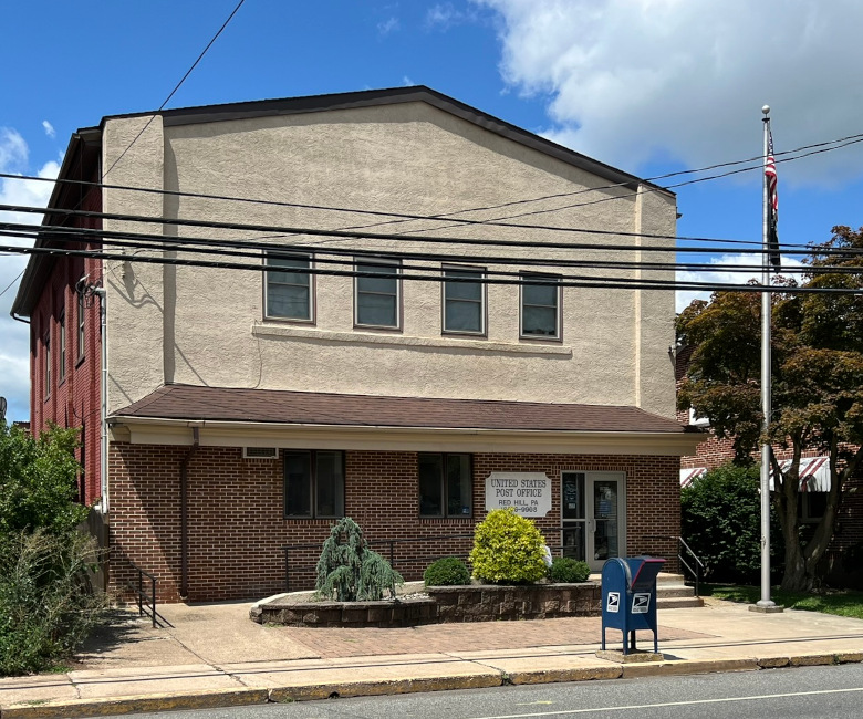 US Post Office Red Hill, Pennsylvania