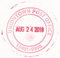 US Post Office Chestnut Ridge, Pennsylvania