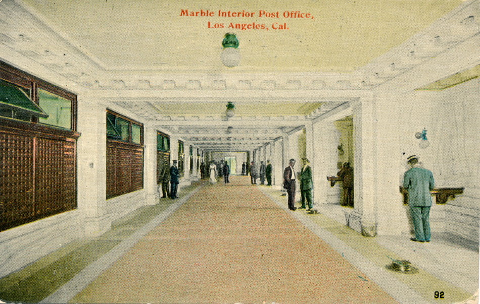 Los Angeles, California Post Office Post Card