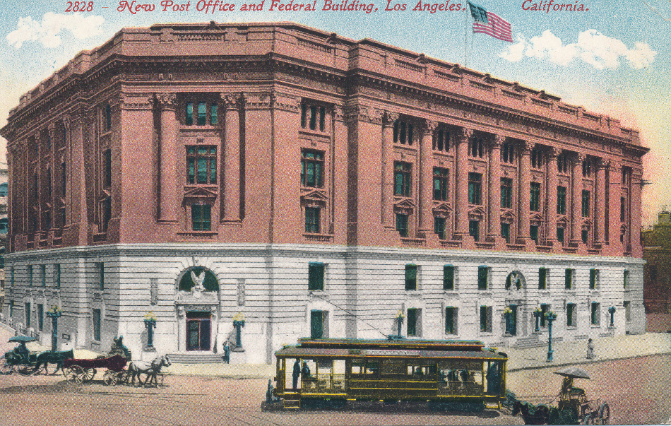 Los Angeles, California Post Office Post Card