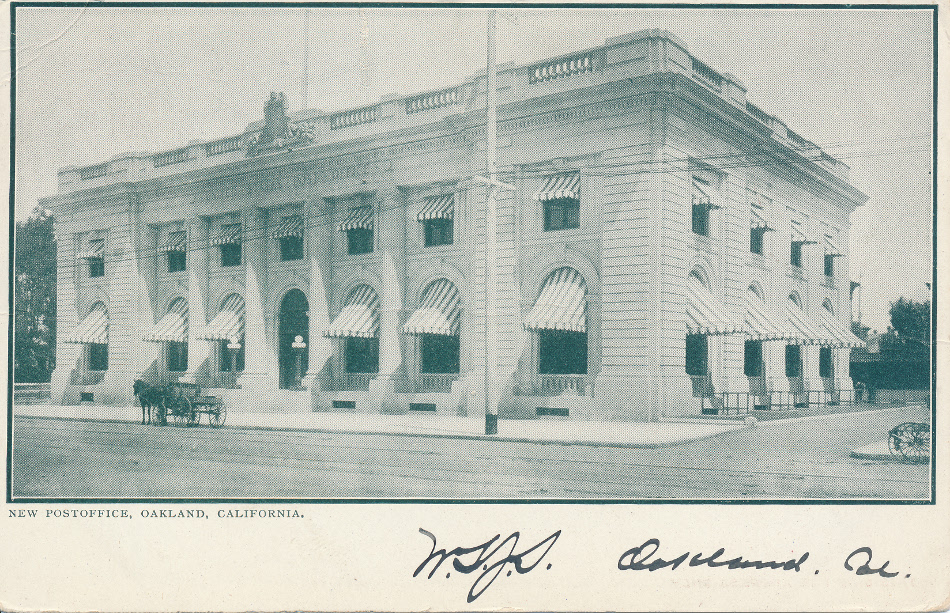 Oakland, California Post Office Post Card