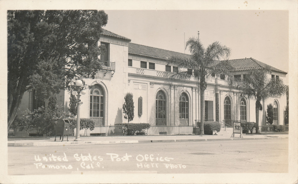 Los Angeles, California Post Office Post Card