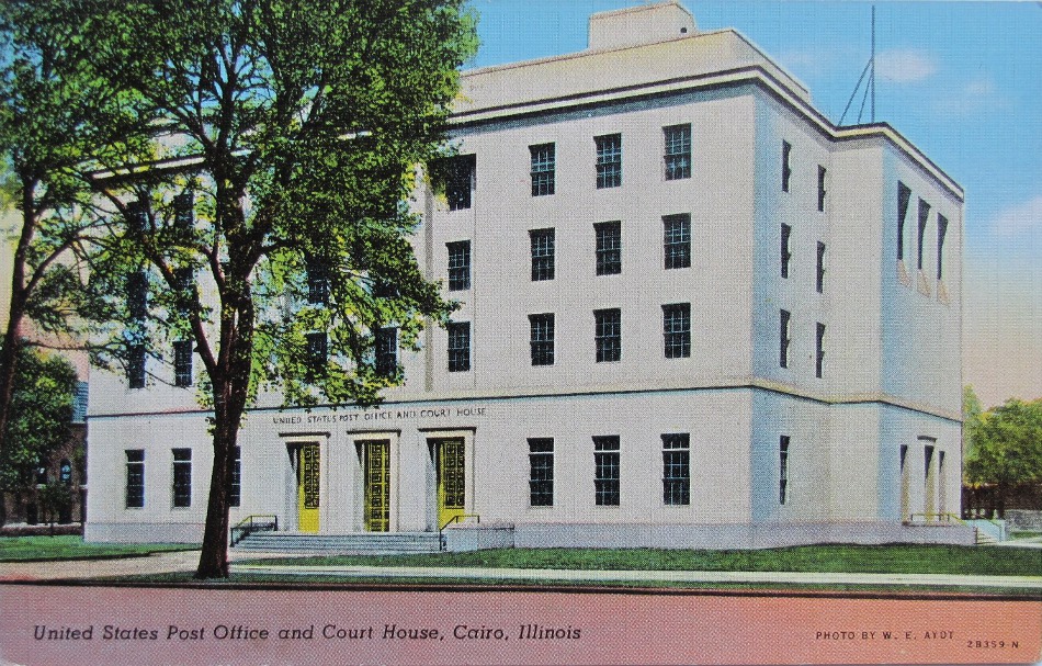 Cairo, Illinois Post Office Post Card