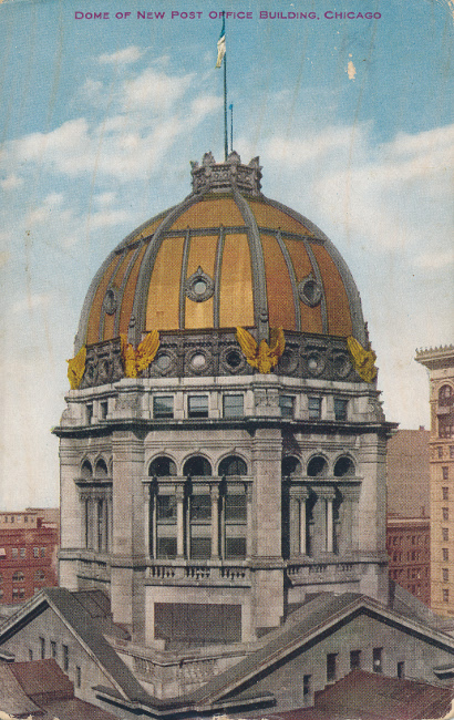 Chicago, Illinois Post Office Post Card
