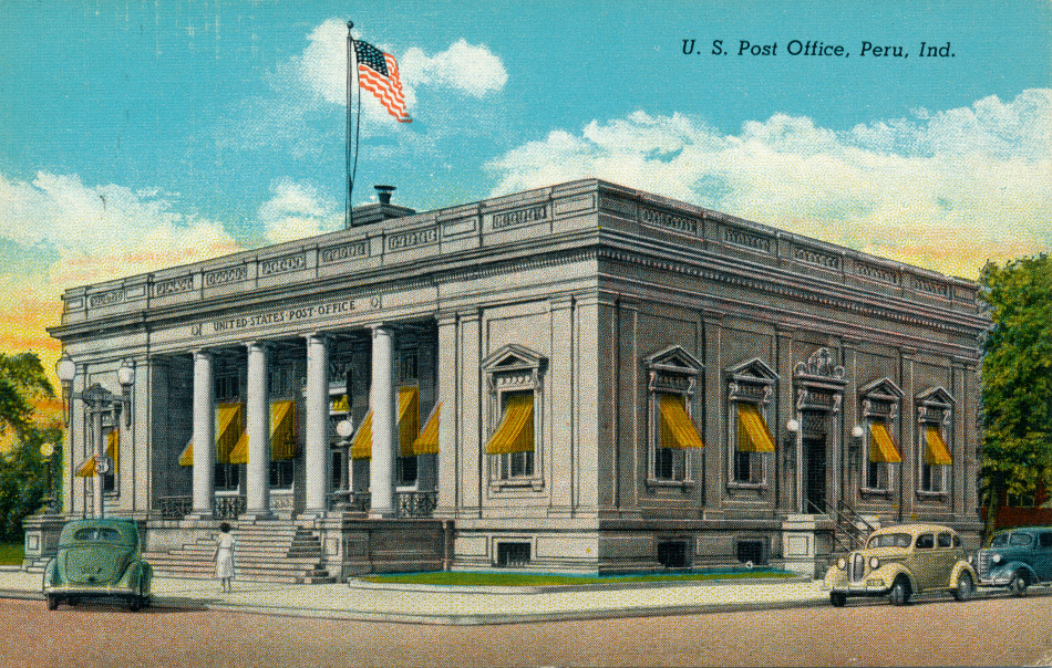 Peru Indiana Post Office Photo
