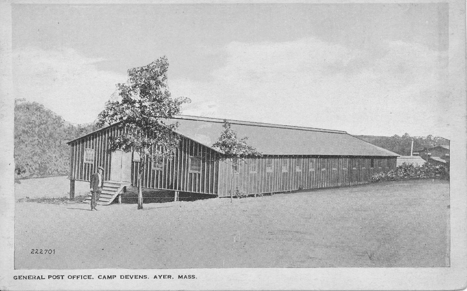Ayer, Massachusetts Post Office Post Card