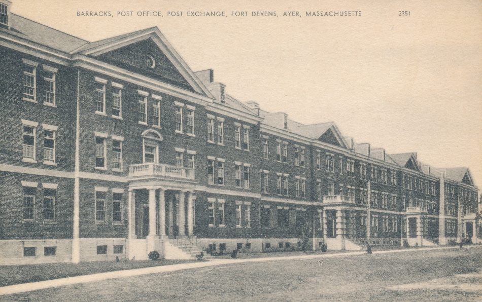 Ayer, Massachusetts Post Office Post Card
