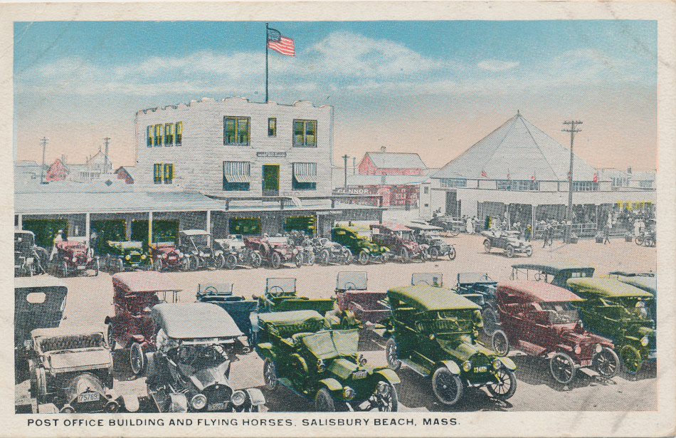 Salisbury Beach, Massachusetts Post Office Post Card