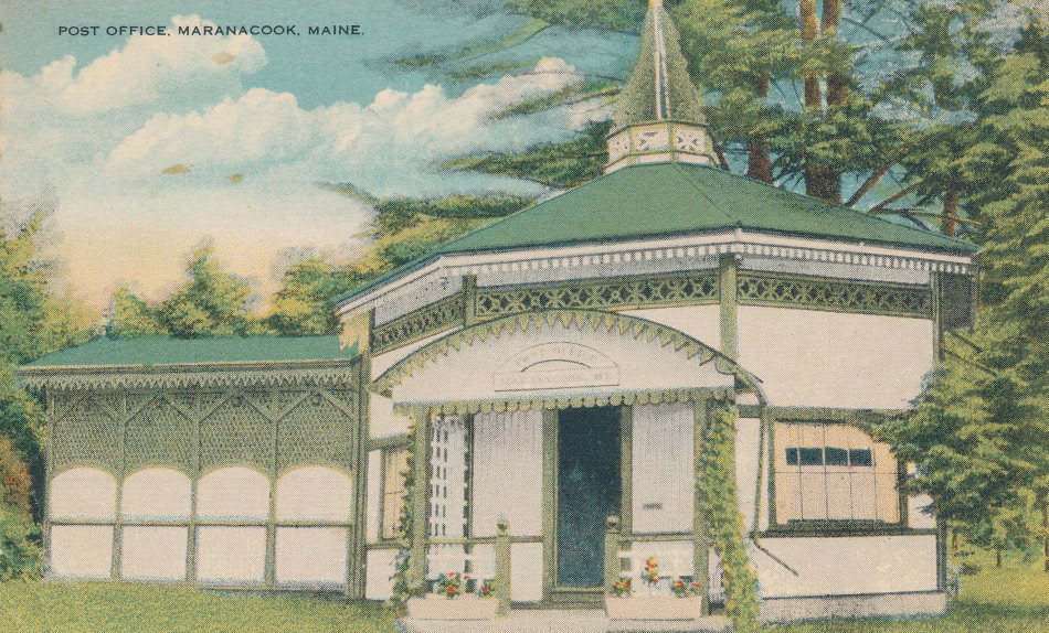 Maranacook, Maine Post Office Post Card