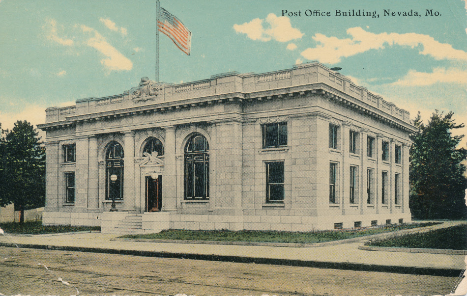 Warrensburg, Missouri Post Office Post Card