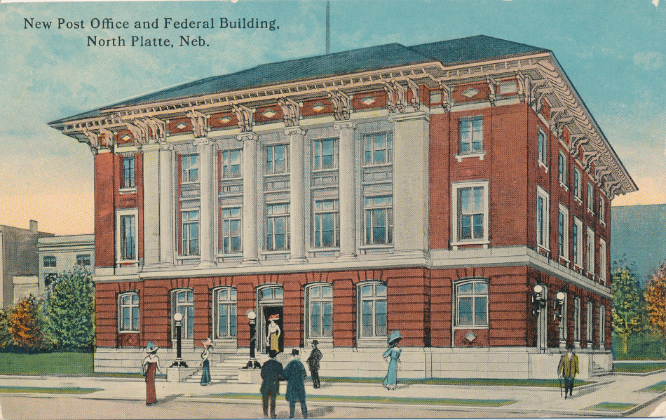 North Platte, Nebraska Post Office Post Card