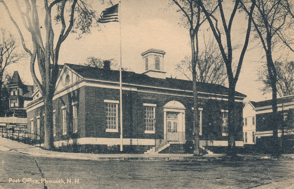 Plymouth, New Hampshire Post Office Post Card