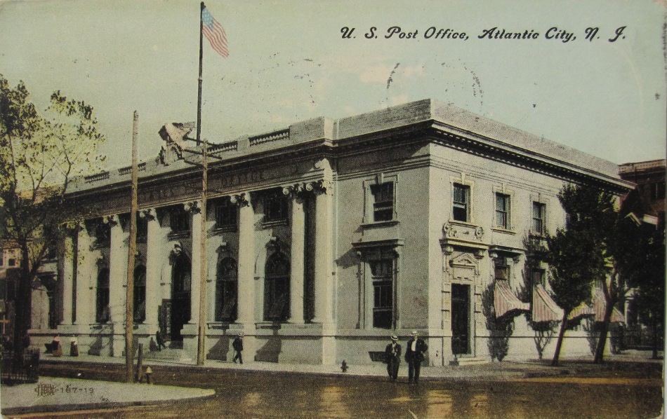 Atlantic City, New Jersey Post Office Post Card