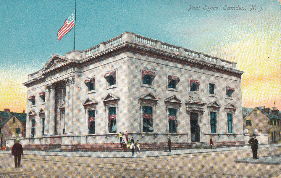 Camden, New Jersey Post Office Post Card