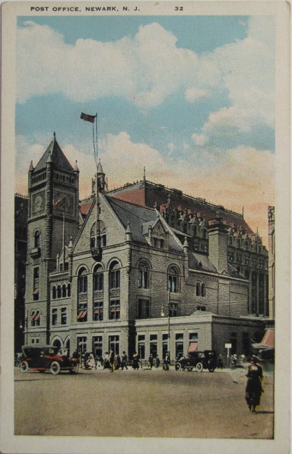 Newark, New Jersey Post Office Post Card
