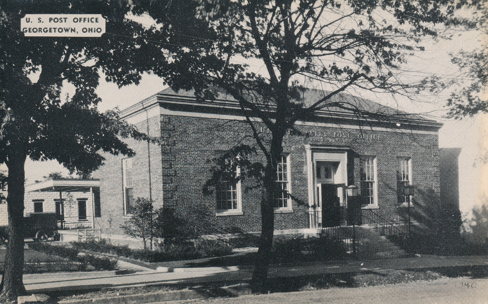 Georgetown, Ohio Post Office Post Card