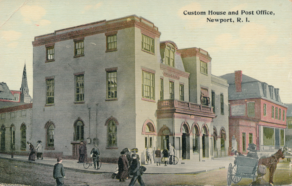 Newport, Rhode IslandPost Office Post Card