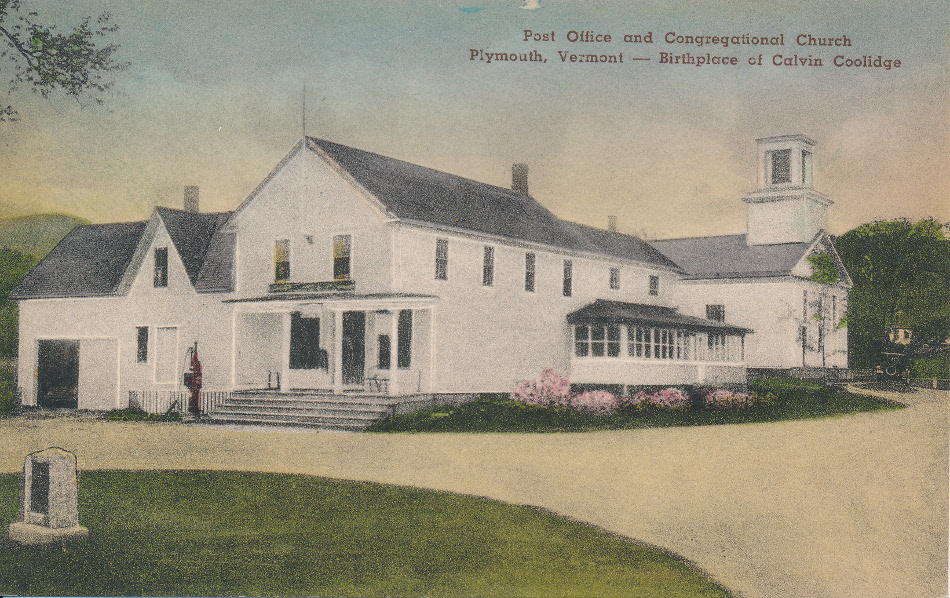 Plymouth, VermontPost Office Post Card
