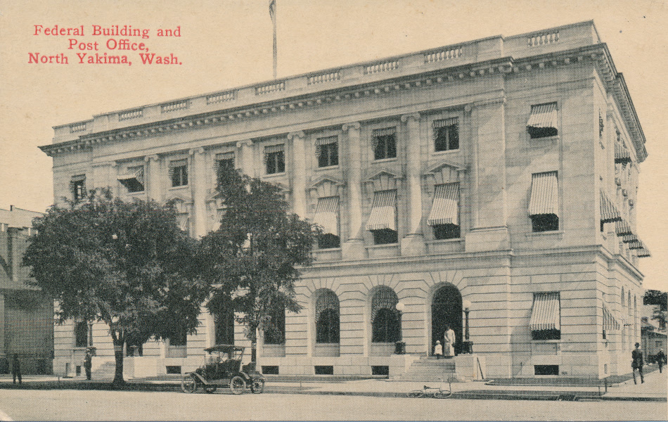North Takima Washington Post Office Postcard