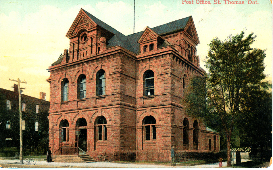 St Thomas Post Office Post Card