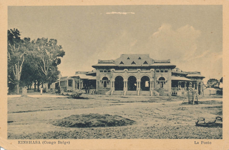 Congo,Kinshasa Post Office Post Card