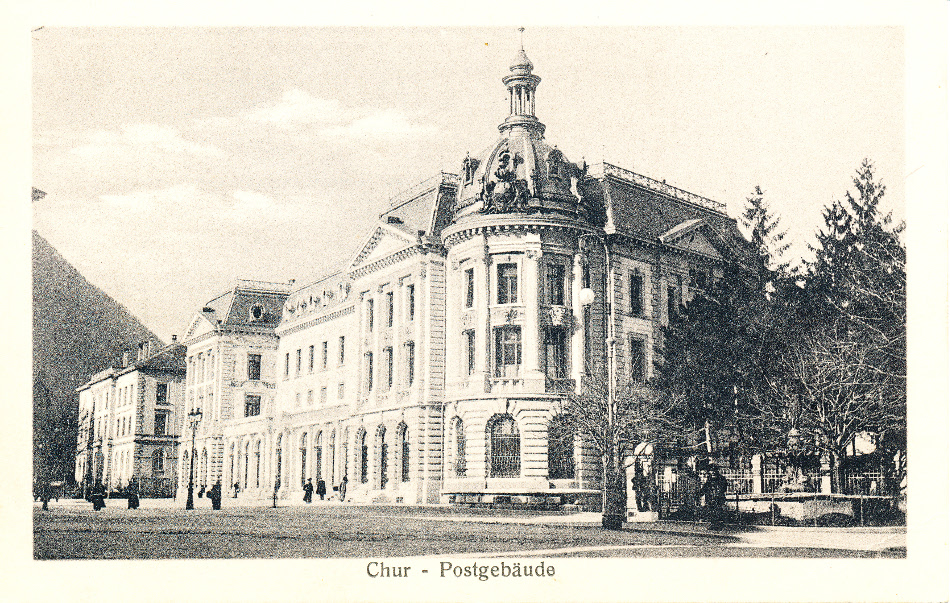 Switzerland,Chur Post Office Post Card