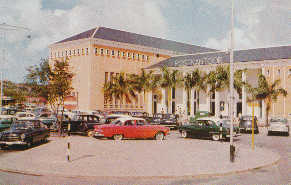 Willemstad, Curacao Post Office Post Card