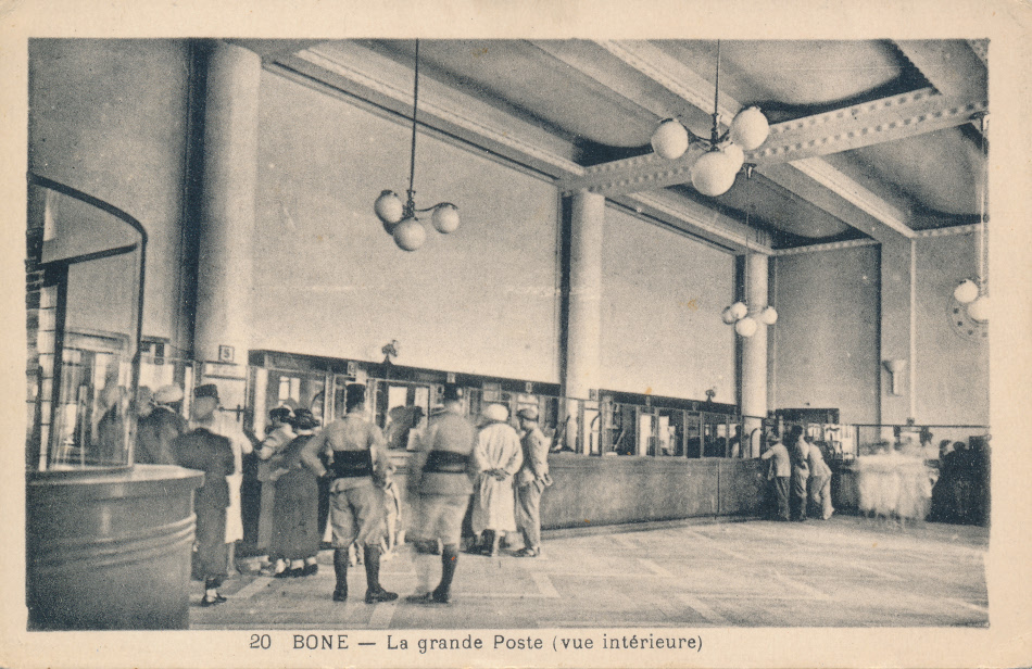 Bone, Algeria Post Office Post Card