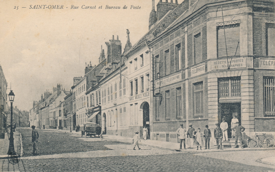France, Saint Omer  Post Office Post Card