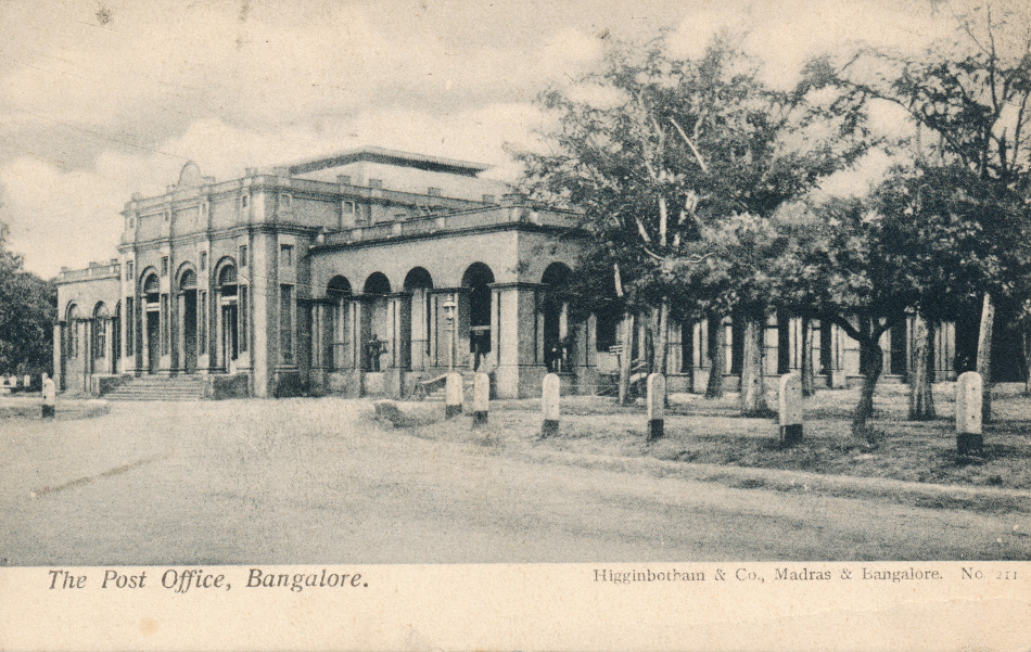 Bangalore, India Post Office Post Card