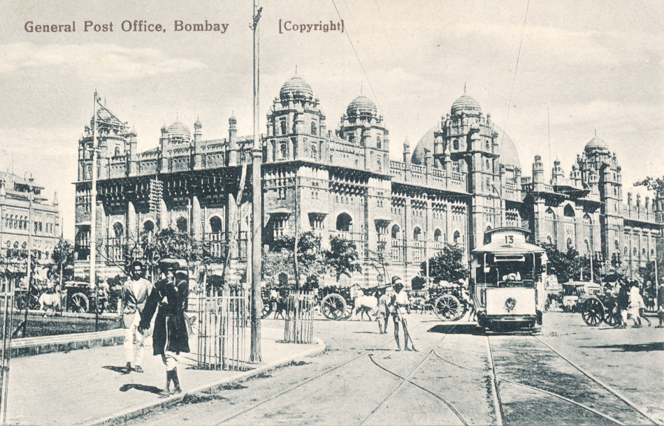 Bombay, India Post Office Post Card