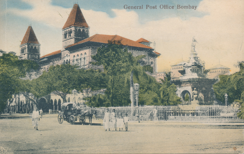 Bombay, India Post Office Post Card