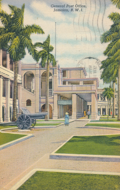 Jamaica, Kingston Post Office Post Card
