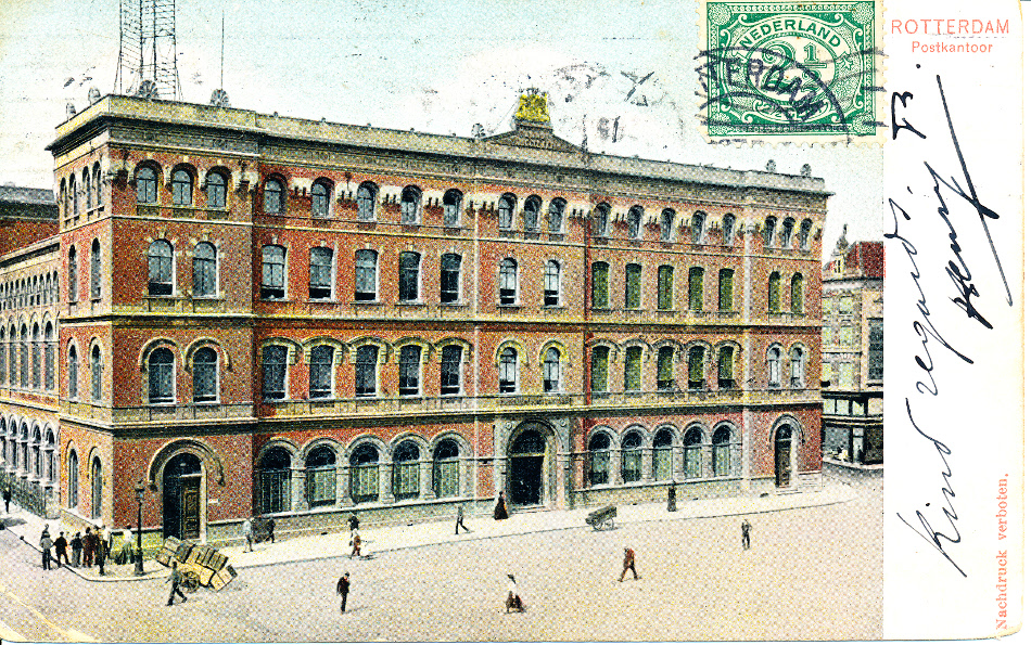 Netherlands,Rotterdam Post Office Post Card