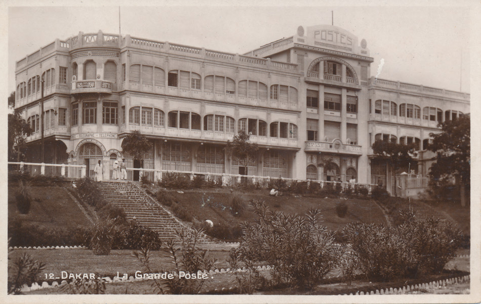 Senegal, Dakar Post Office Post Card
