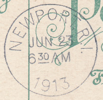 Newport, Rhode IslandPost Office Post Card